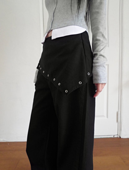 [Preorder 1st Drop Price] C2511 Eyelet Wrap Pants
