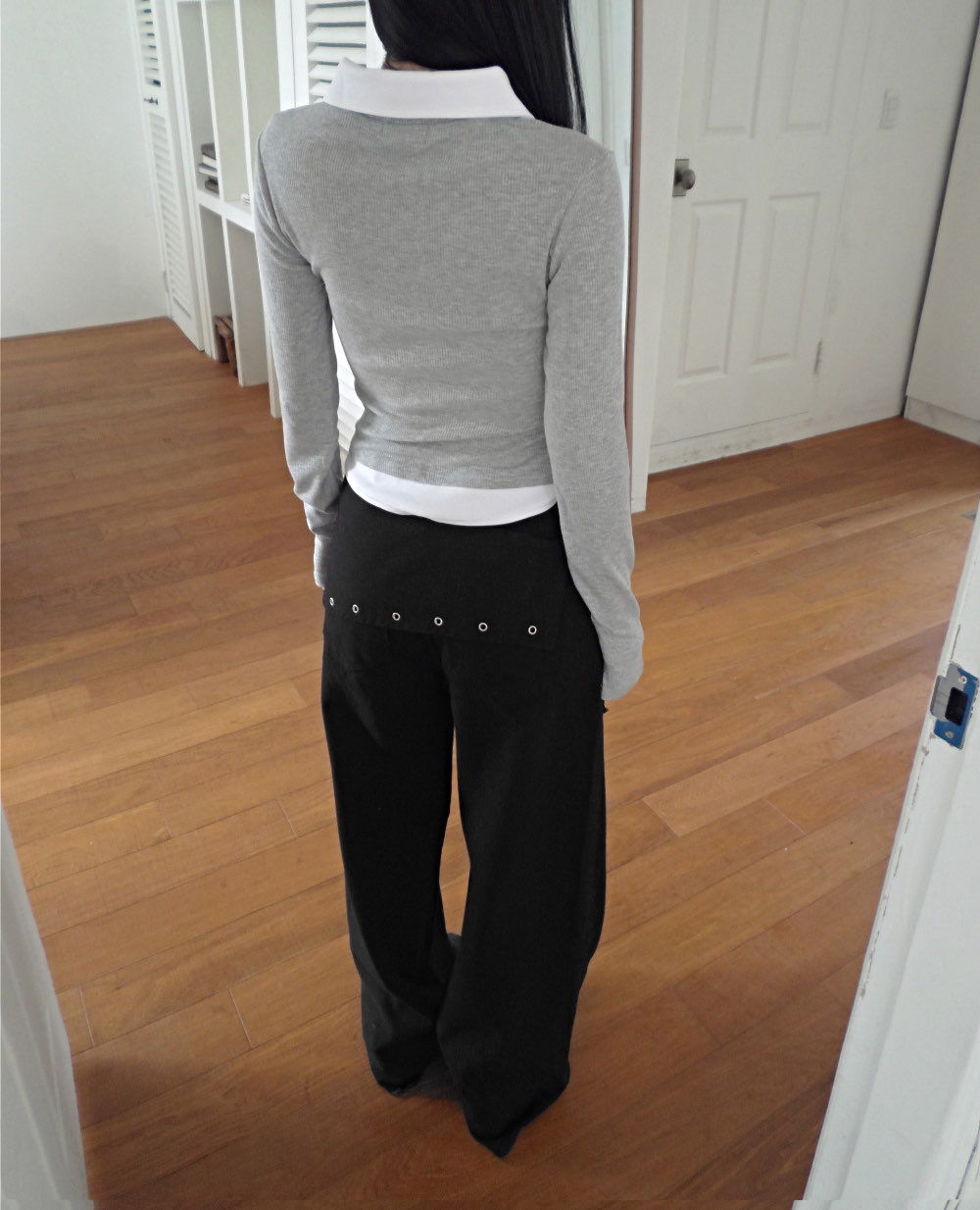 [Preorder 1st Drop Price] C2511 Eyelet Wrap Pants