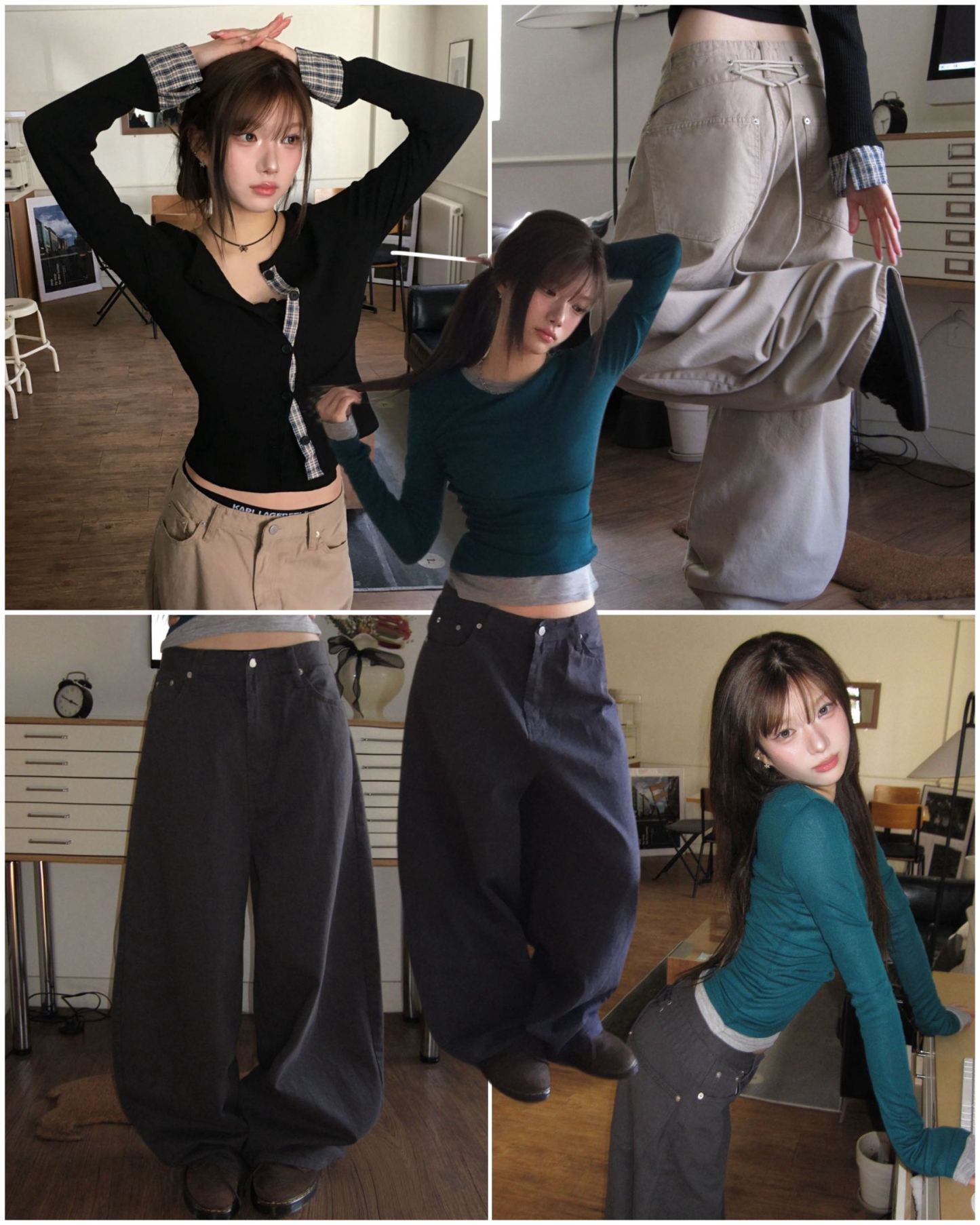 [Preorder 1st Drop Price] C2516 Corset Balloon Pants