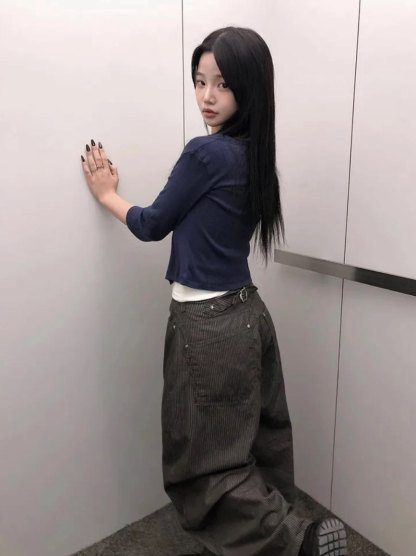 [Preorder 1st Drop Price] C2517 Buckle Balloon Pants