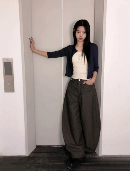 [Preorder 1st Drop Price] C2517 Buckle Balloon Pants