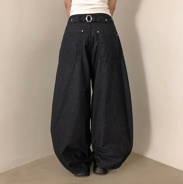 [Preorder 1st Drop Price] C2517 Buckle Balloon Pants