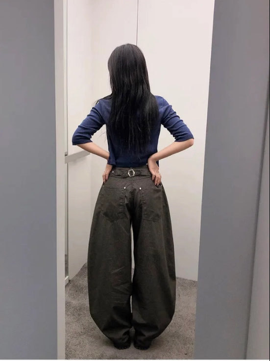 [Preorder 1st Drop Price] C2517 Buckle Balloon Pants