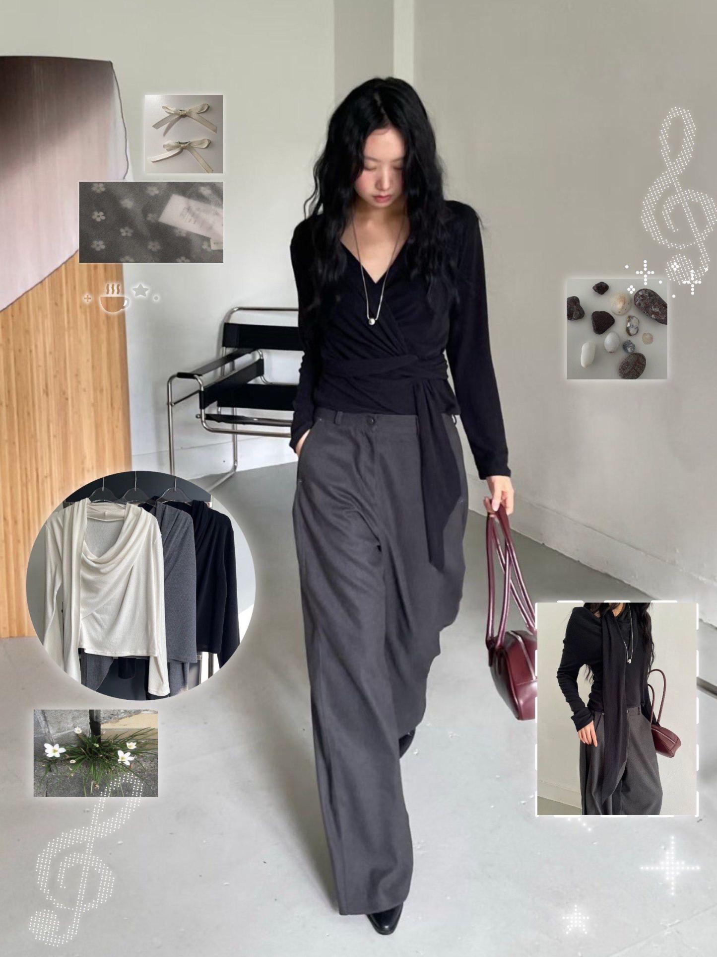 [Preorder 1st Drop Price] C2602 Vellura Wrap Top