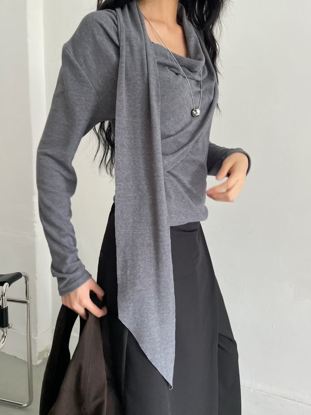 [Preorder 1st Drop Price] C2602 Vellura Wrap Top