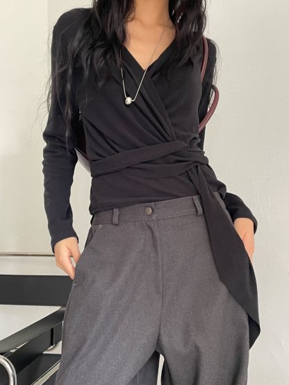 [Preorder 1st Drop Price] C2602 Vellura Wrap Top