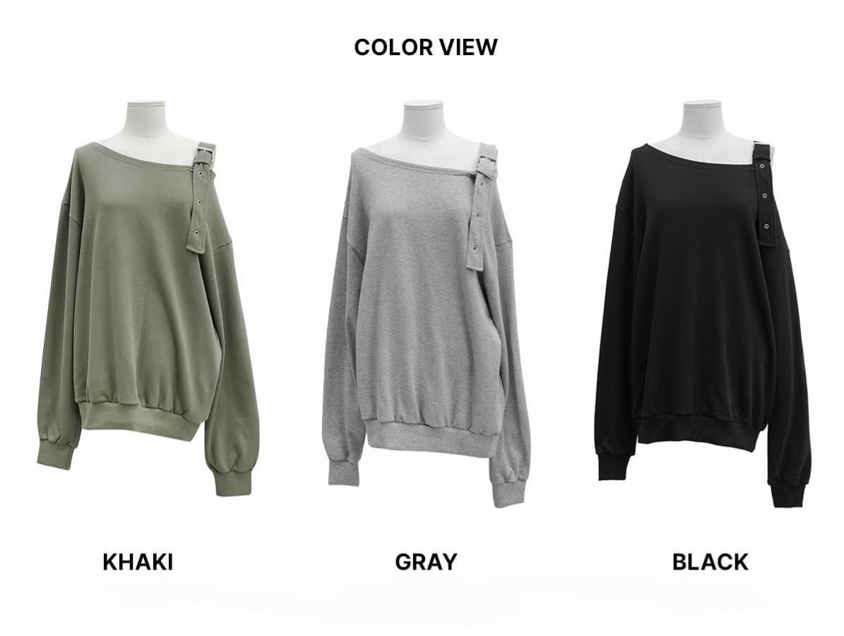 [Preorder 1st Drop Price] C2901 Buckle Charm Sweater