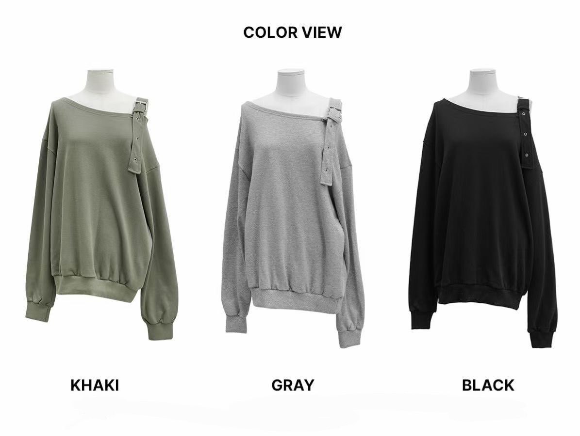 [Preorder 1st Drop Price] C2901 Buckle Charm Sweater