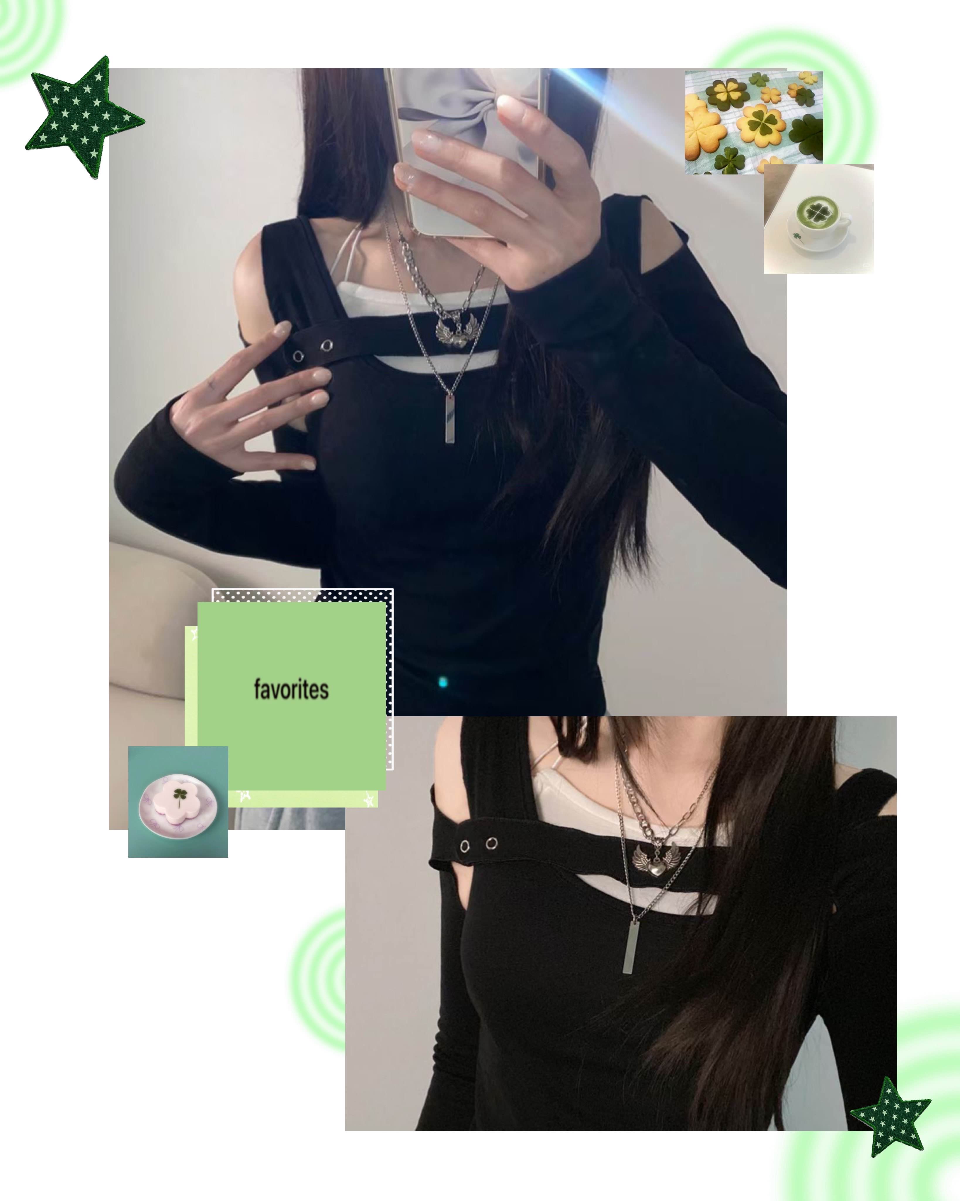 [Preorder 1st Drop Price] C2902 Crossed Hollow Top