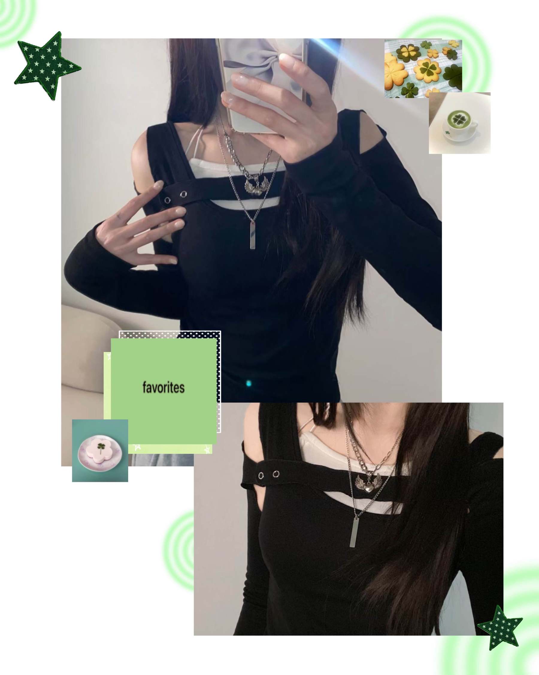 [Preorder 1st Drop Price] C2902 Crossed Hollow Top