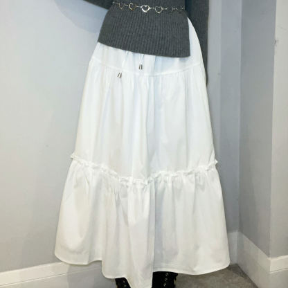 C3002 Feminine Flow Maxi Skirt