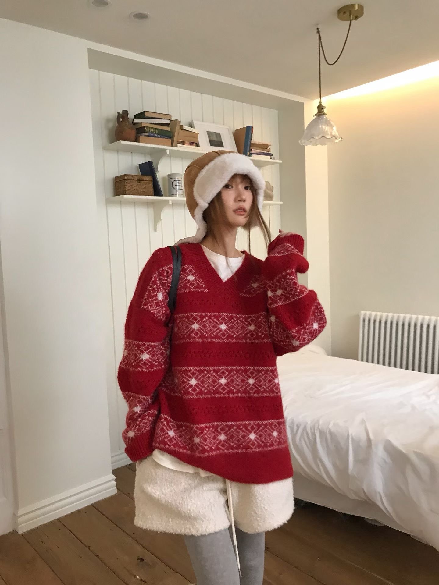 [Preorder 1st Drop Price] C3008 Snowflake Sweater