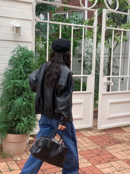 [Preorder 1st Drop Price] C3011 Chocolate Bomber Jacket