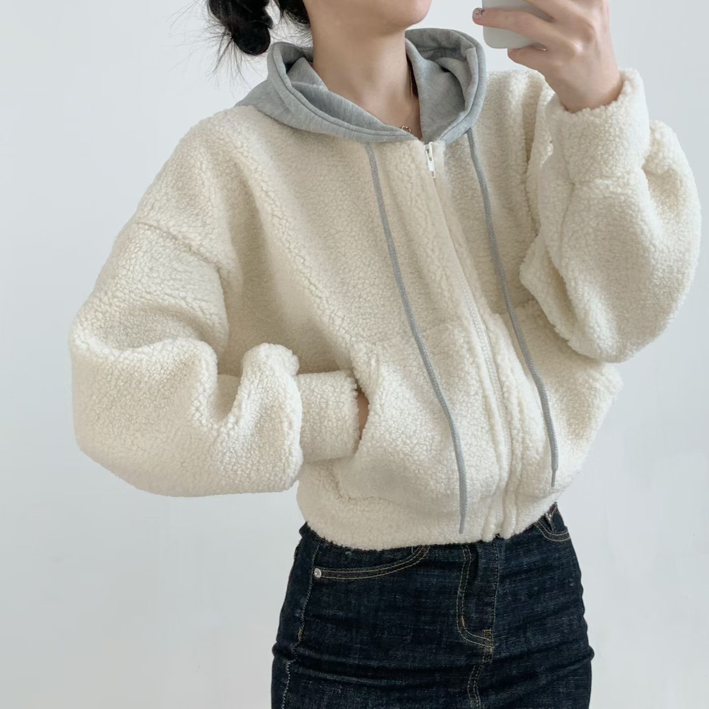 [WEBSITE EXCLUSIVE] C302 Cute Teddy Hoodie