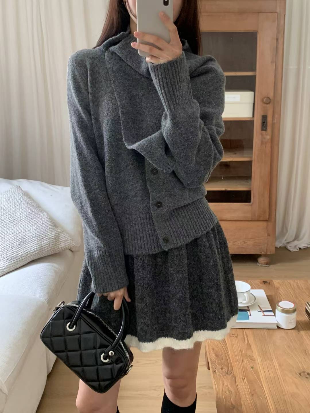 C3101 Half Wrapped In You Knit Set