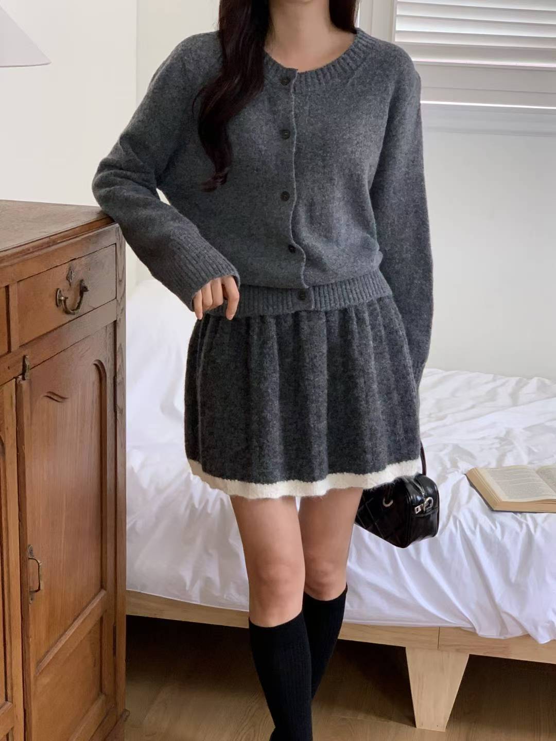 C3101 Half Wrapped In You Knit Set