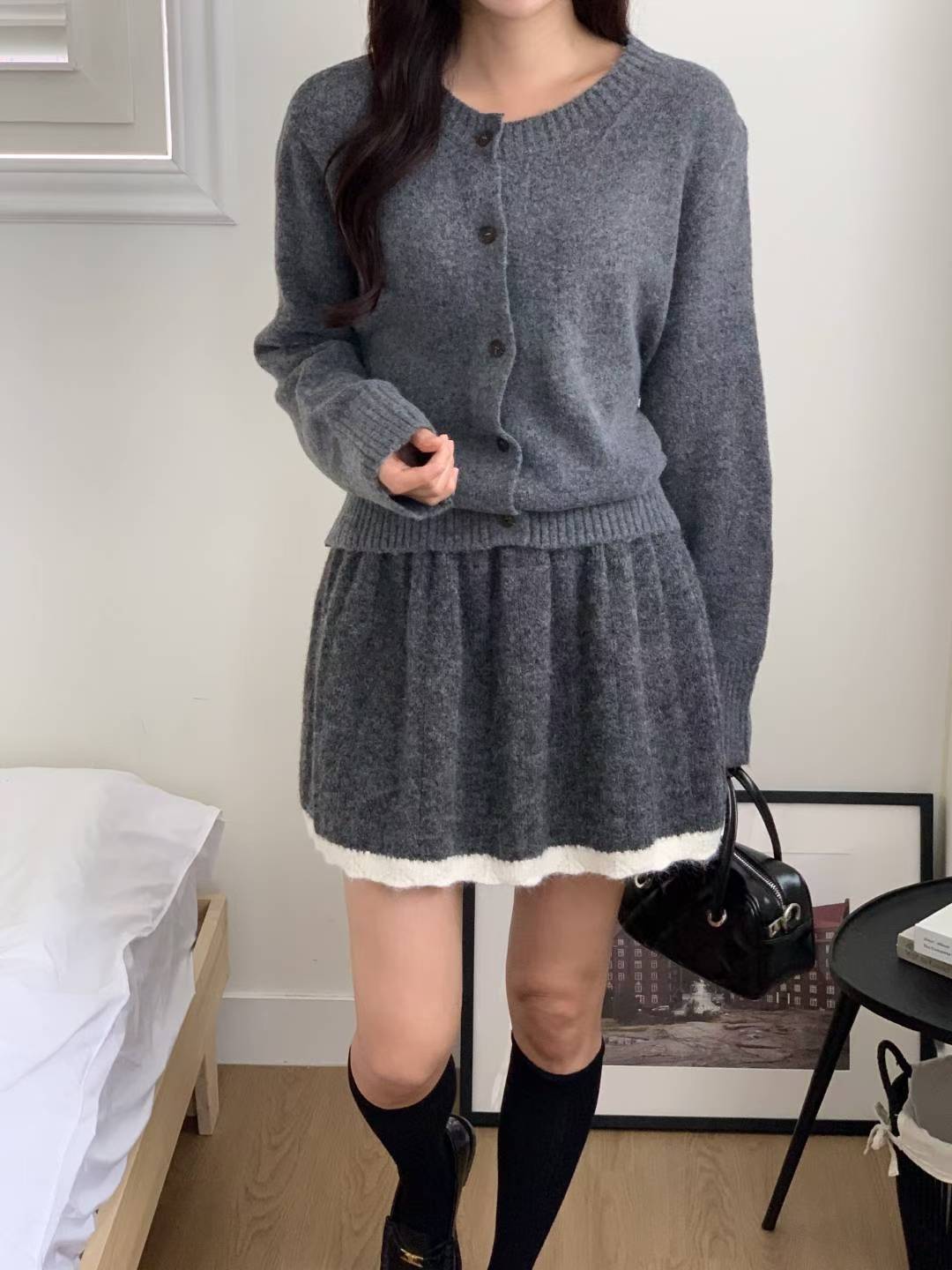 C3101 Half Wrapped In You Knit Set
