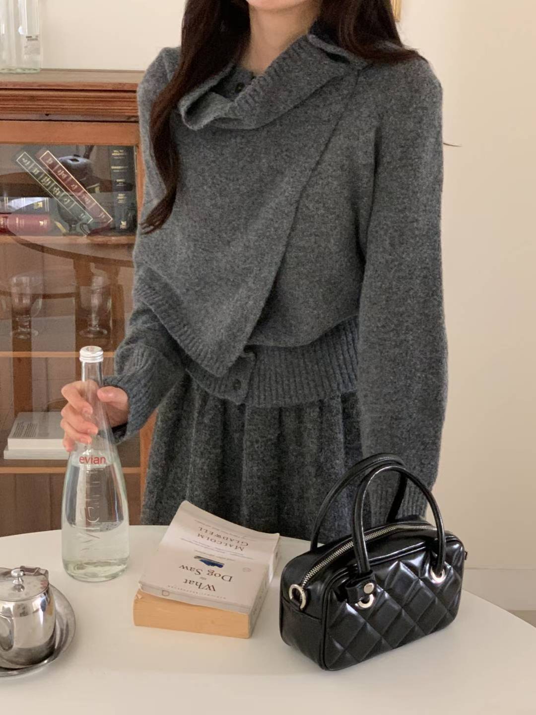C3101 Half Wrapped In You Knit Set