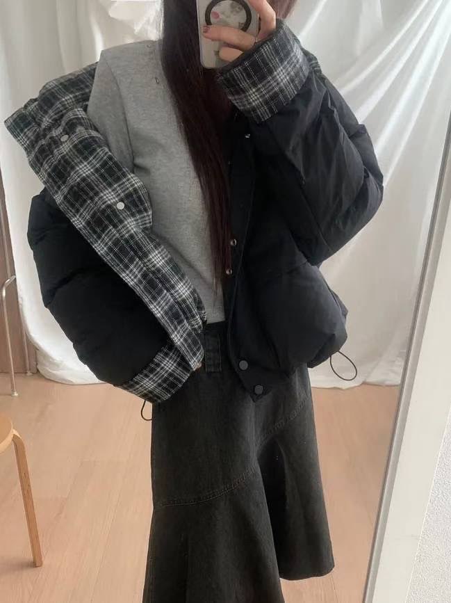 [WEBSITE EXCLUSIVE] C3103 Checkered Charm Puffer Jacket