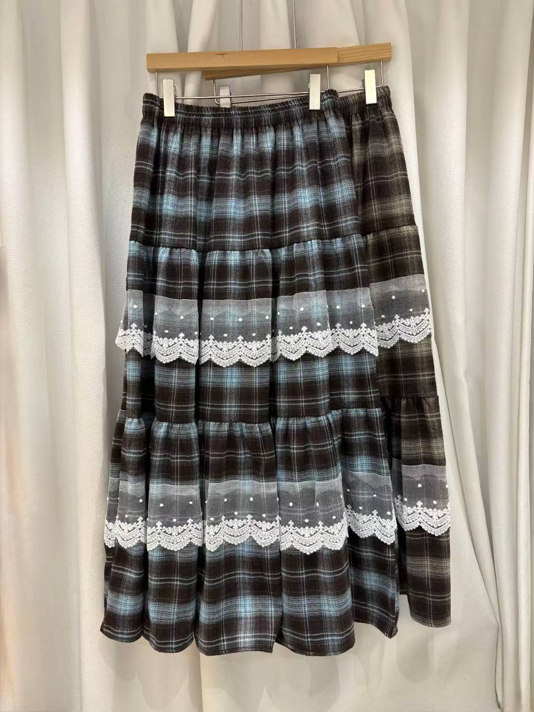 [WEBSITE EXCLUSIVE] C3104 Vintage Tiered Maxi Skirt