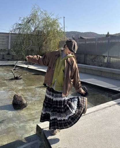 [WEBSITE EXCLUSIVE] C3104 Vintage Tiered Maxi Skirt