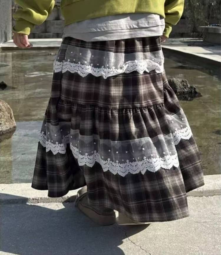 [WEBSITE EXCLUSIVE] C3104 Vintage Tiered Maxi Skirt