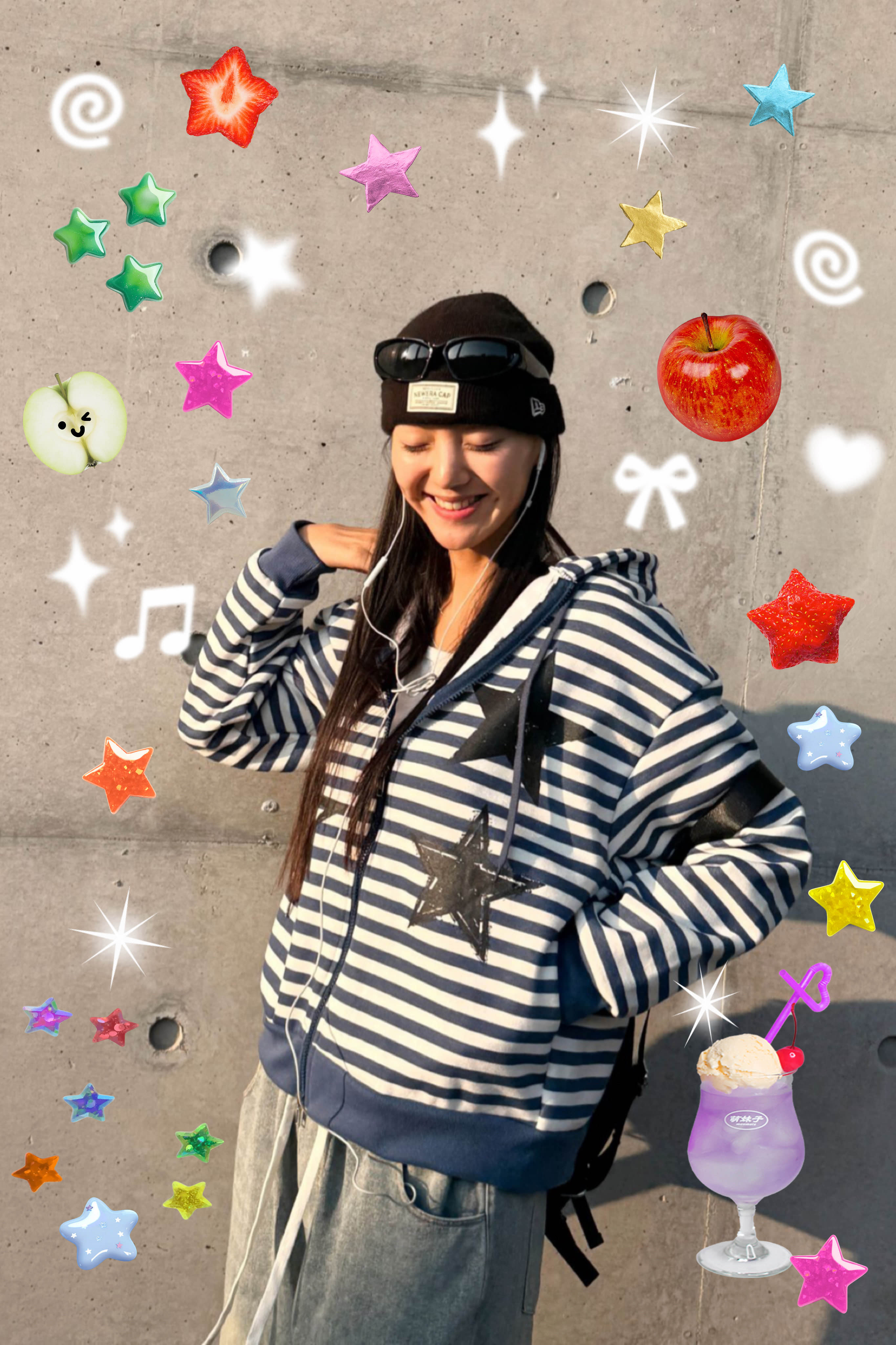[WEBSITE EXCLUSIVE] C3307 Stellar Stripes Hoodie