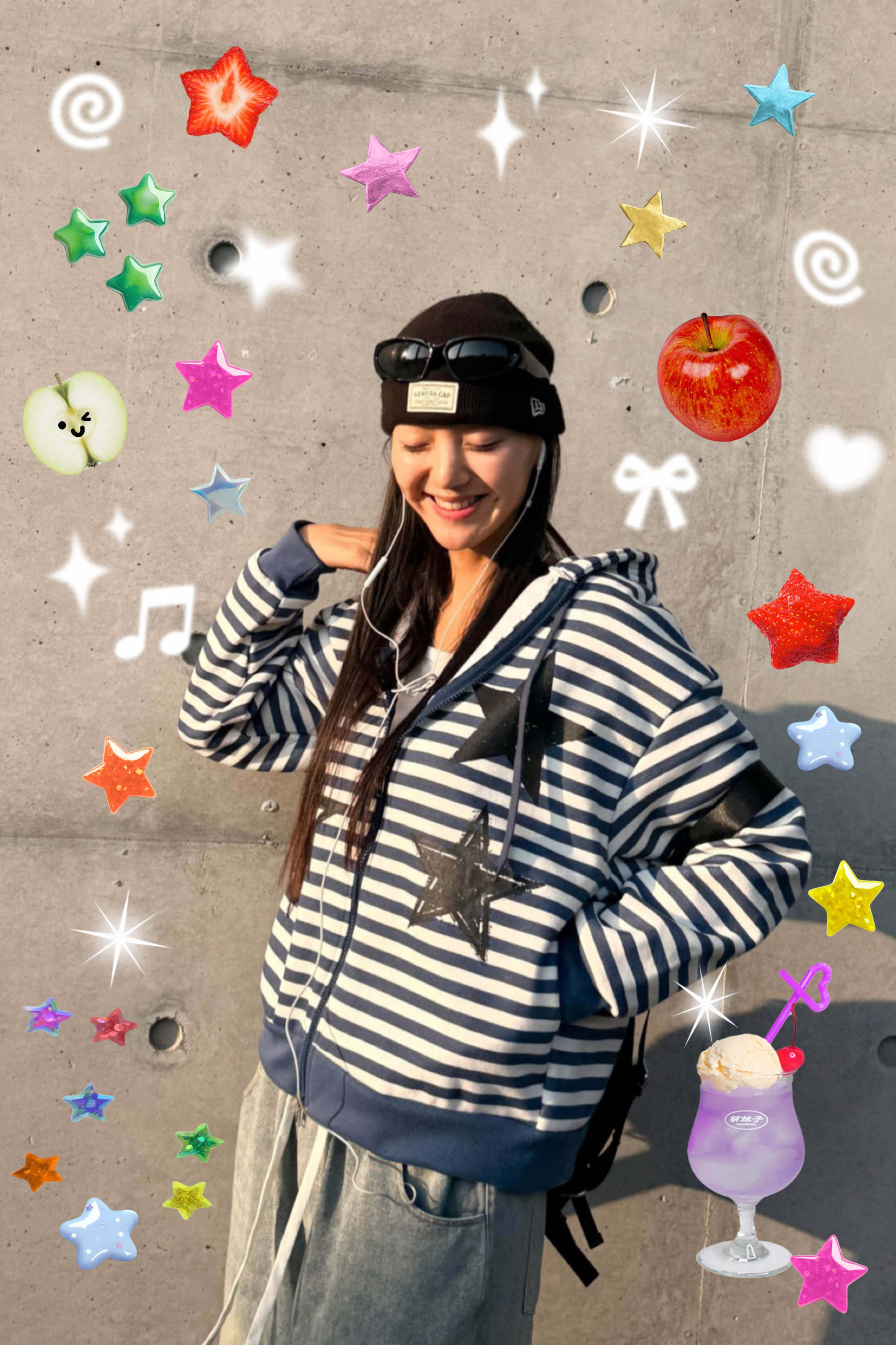 [WEBSITE EXCLUSIVE] C3307 Stellar Stripes Hoodie