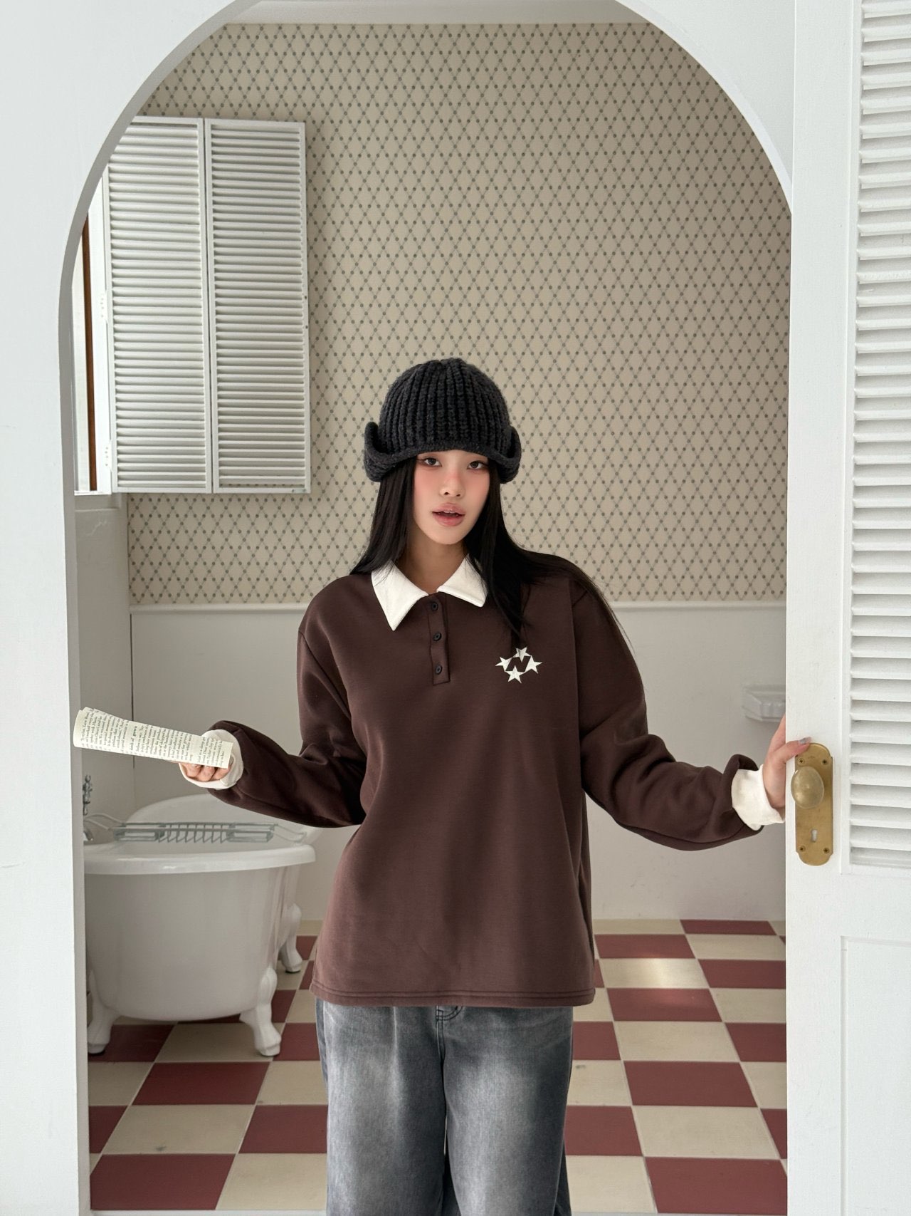 C3309 Star Scholar Sweater
