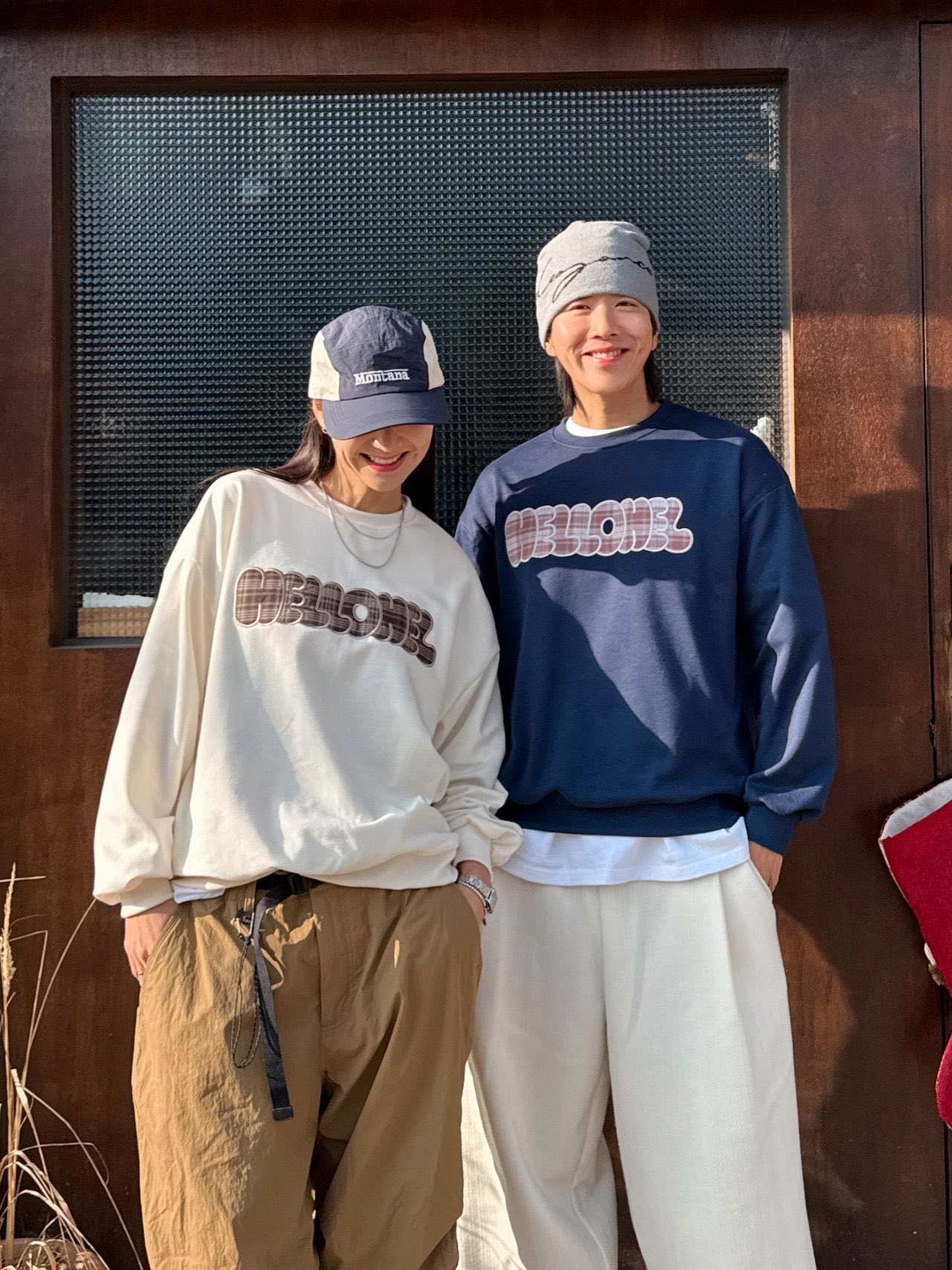 [Preorder 1st Drop Price] C3311 Hellohel Checkered Sweater