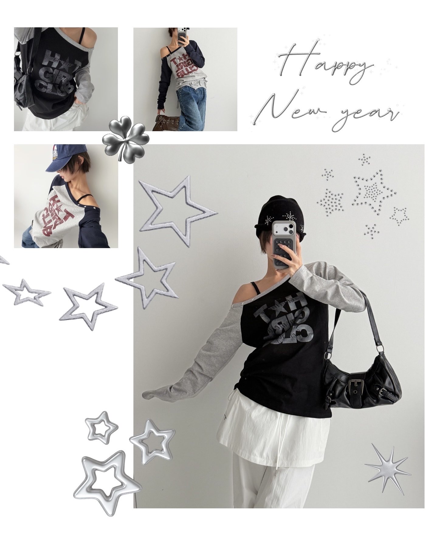 [Preorder 1st Drop Price] C3315 Hot Girl Club Sweater