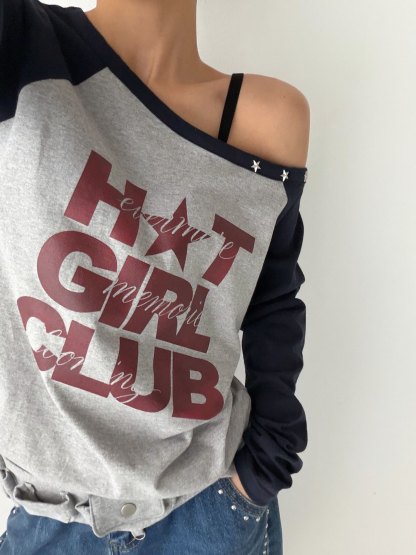 [Preorder 1st Drop Price] C3315 Hot Girl Club Sweater