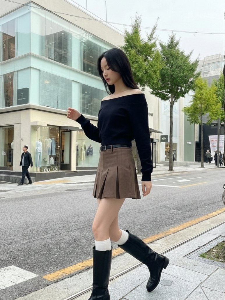 [Preorder 1st Drop Price] C3317 Zipper Bardot Top