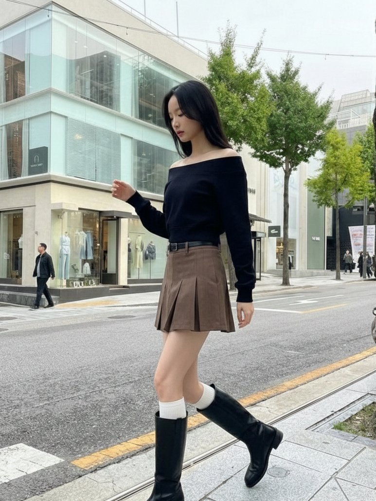 [Preorder 1st Drop Price] C3317 Zipper Bardot Top