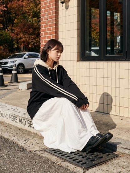 [Preorder 1st Drop Price] C3319 Crimson Henley Hoodie