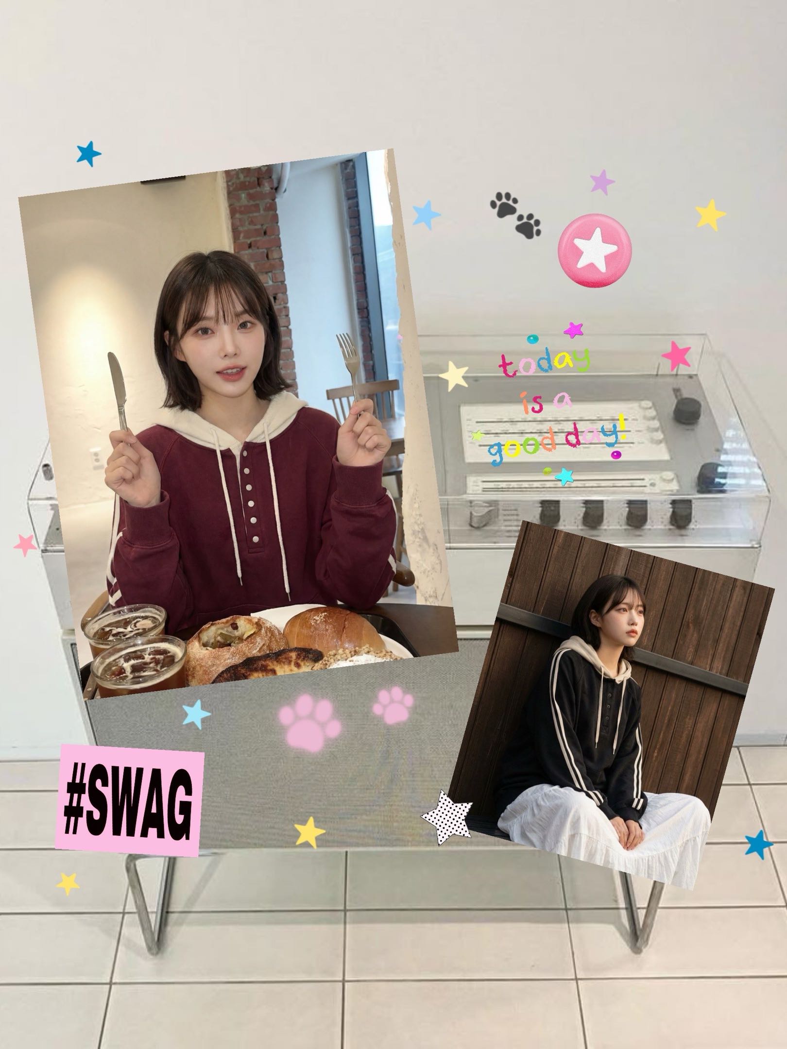 [Preorder 1st Drop Price] C3319 Crimson Henley Hoodie