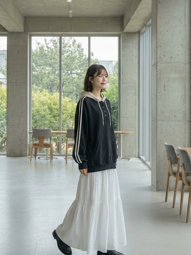 [Preorder 1st Drop Price] C3319 Crimson Henley Hoodie