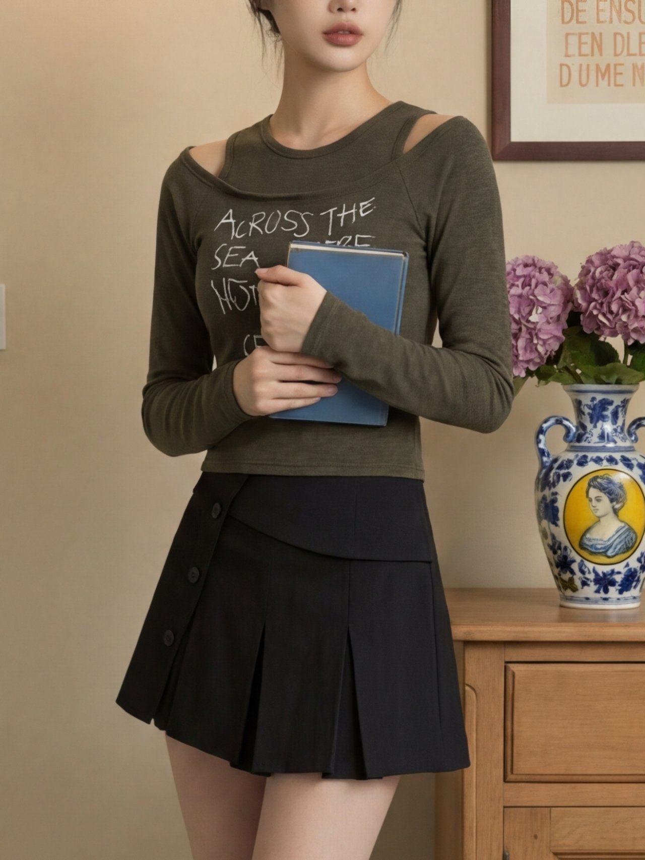 [Preorder 1st Drop Price] C3320 Seabound Graffiti Top