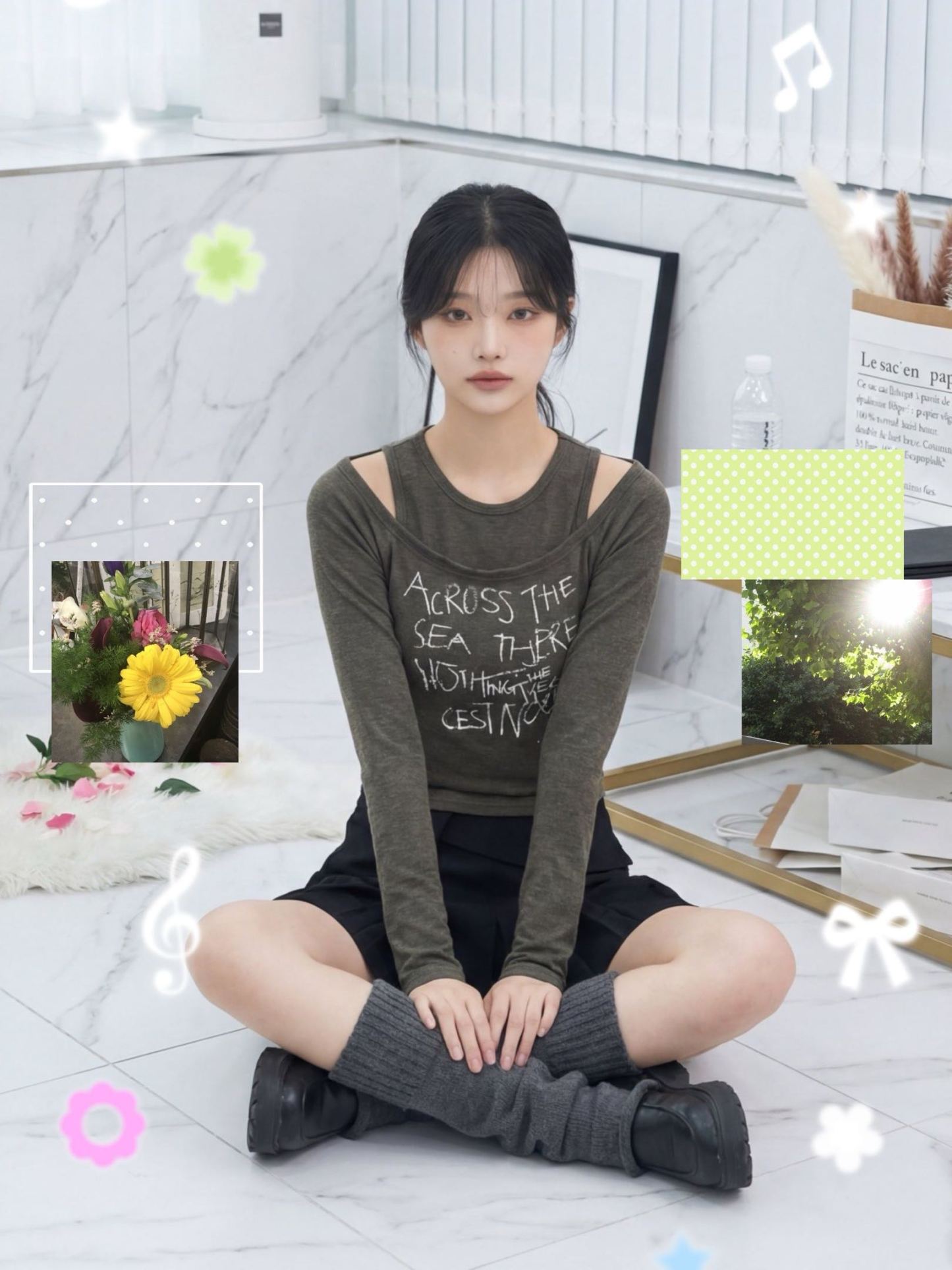 [Preorder 1st Drop Price] C3320 Seabound Graffiti Top