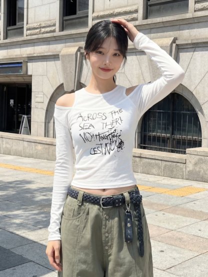 [Preorder 1st Drop Price] C3320 Seabound Graffiti Top