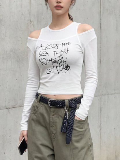 [Preorder 1st Drop Price] C3320 Seabound Graffiti Top