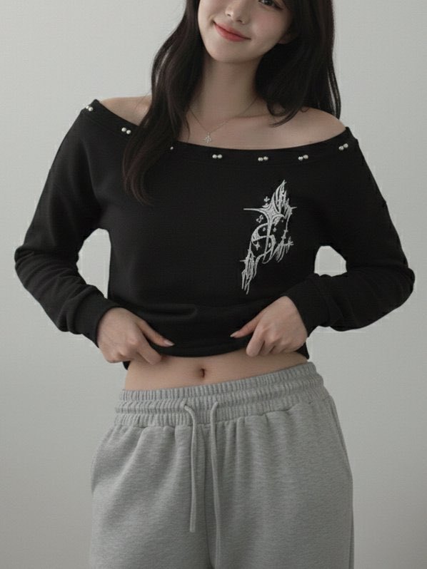 [Preorder 1st Drop Price] C3322 Cross Gothic Sweater