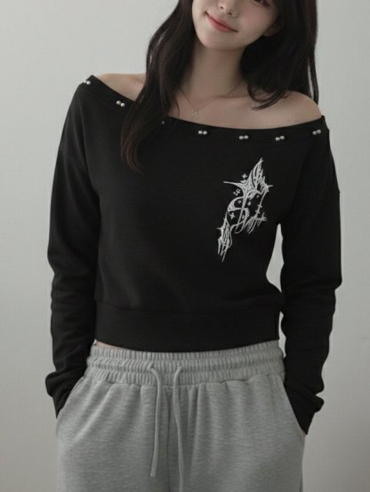 [Preorder 1st Drop Price] C3322 Cross Gothic Sweater