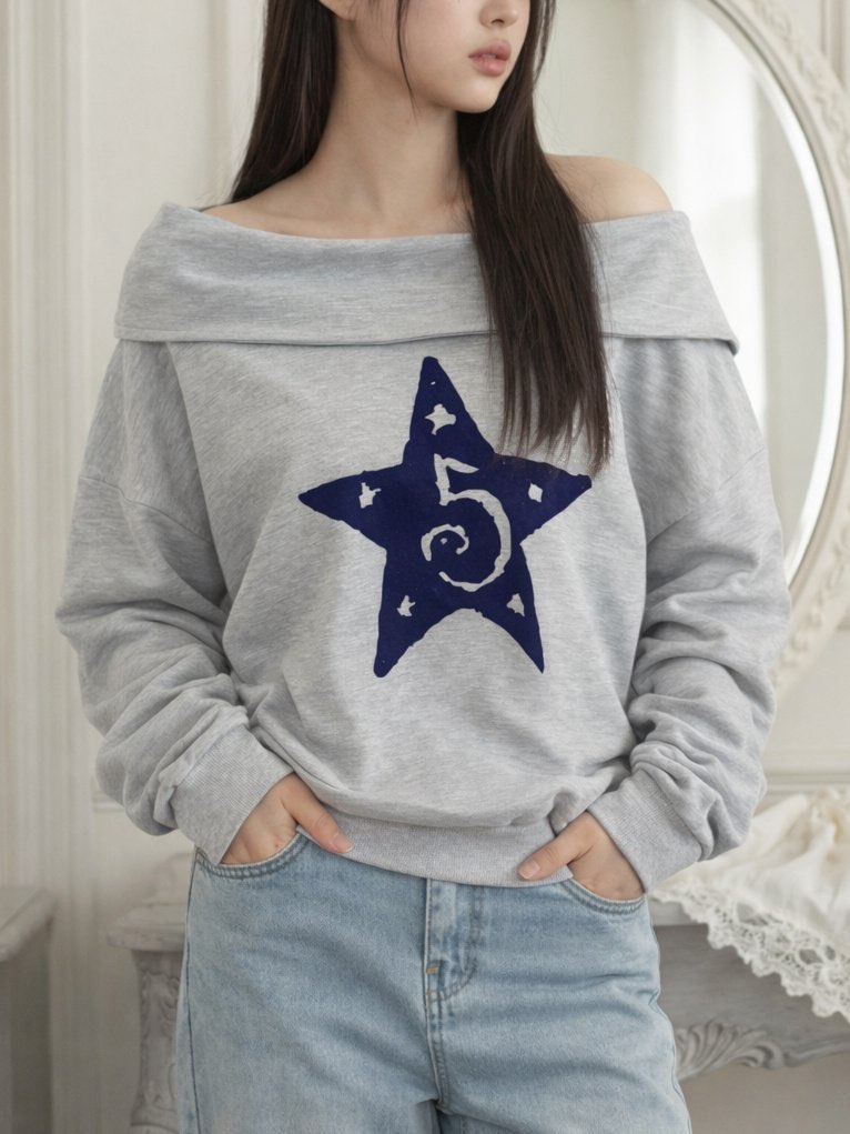 [Preorder 1st Drop Price] C3323 Number Stellar Sweater