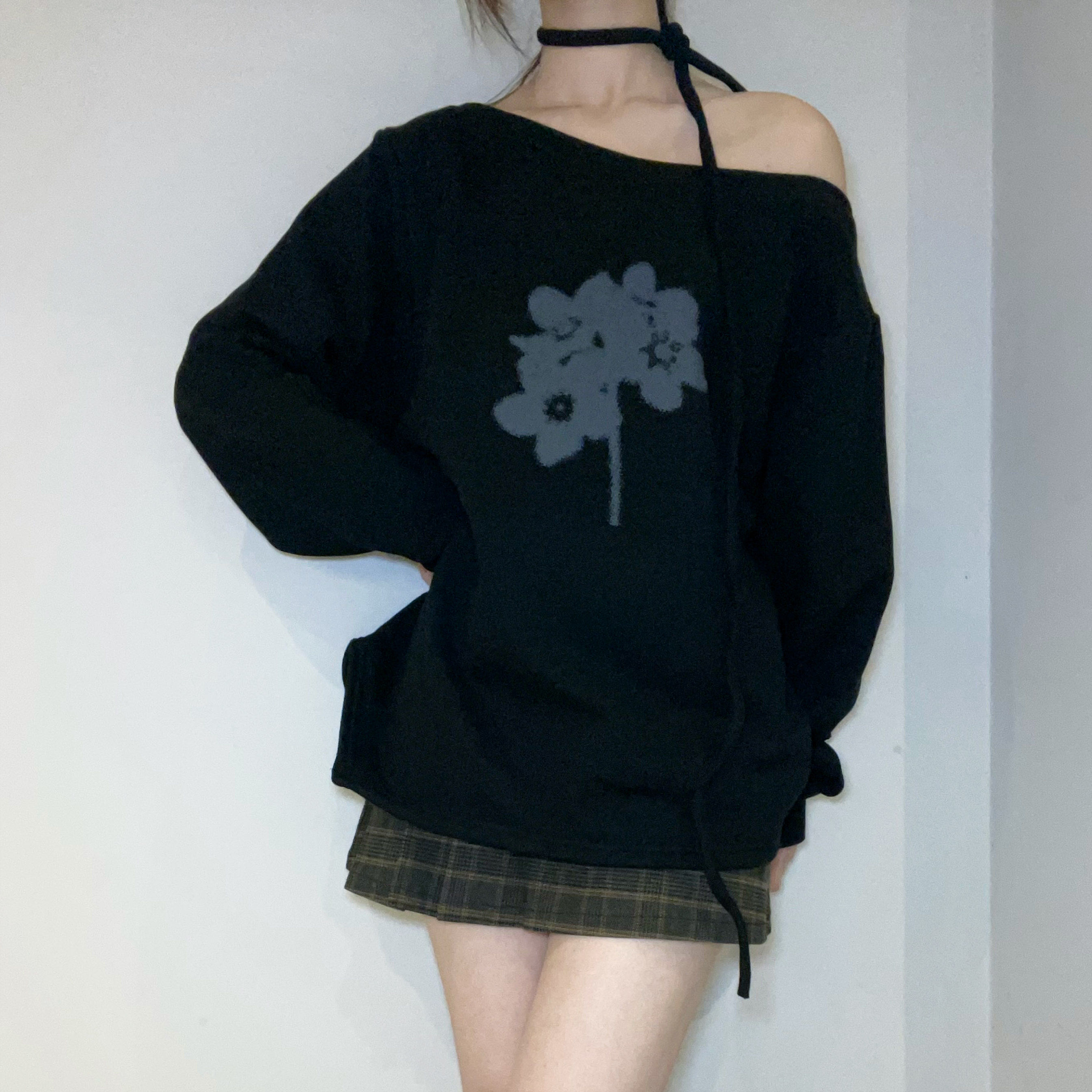 C3401 Floral Breeze Sweater