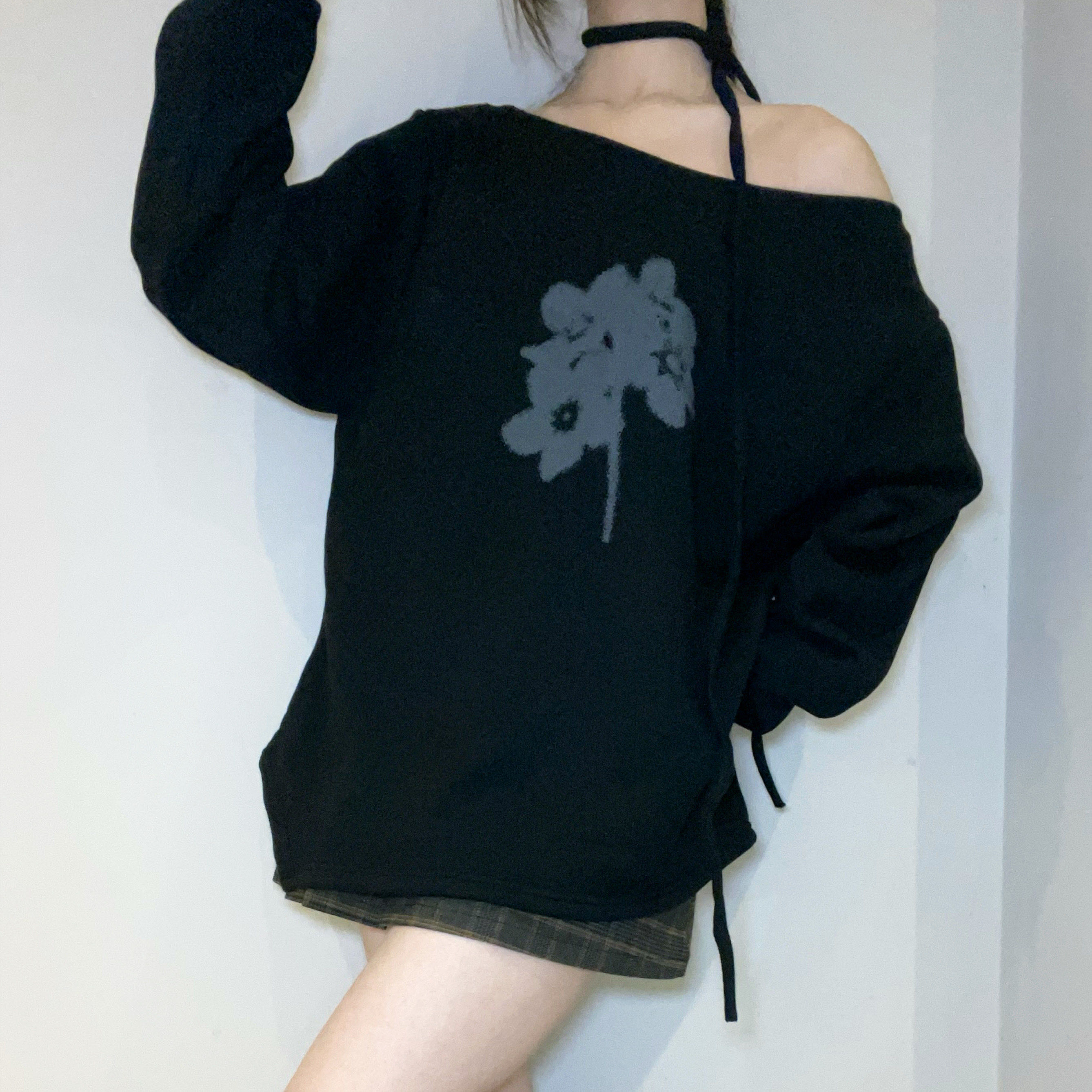 C3401 Floral Breeze Sweater