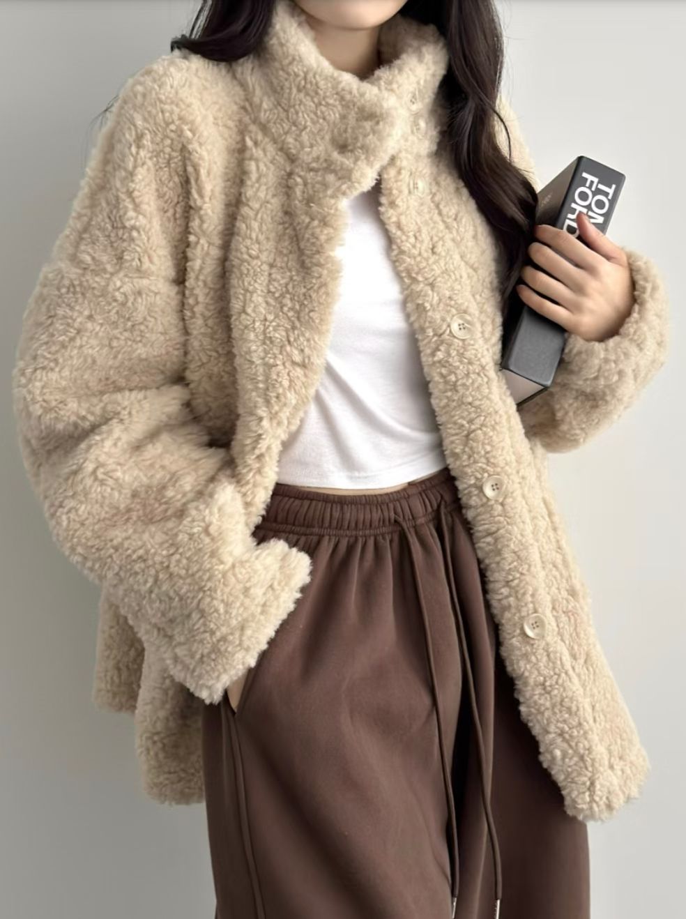 [Preorder 1st Drop Price] C3507 Soft Teddy Jacket