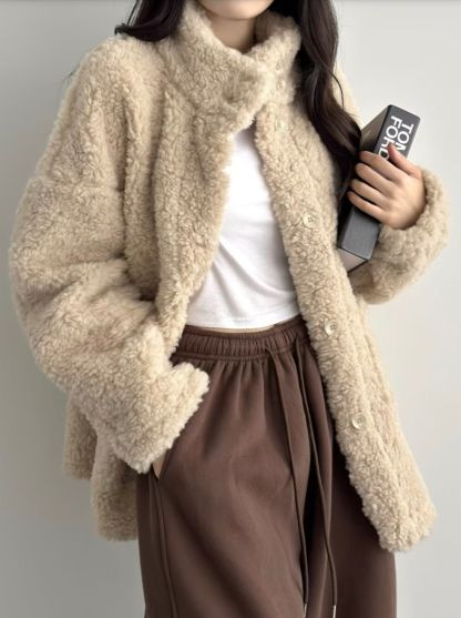 [Preorder 1st Drop Price] C3507 Soft Teddy Jacket