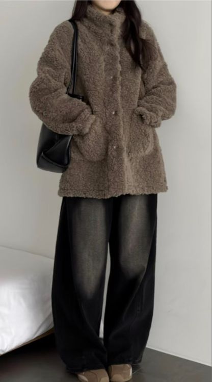 [Preorder 1st Drop Price] C3507 Soft Teddy Jacket