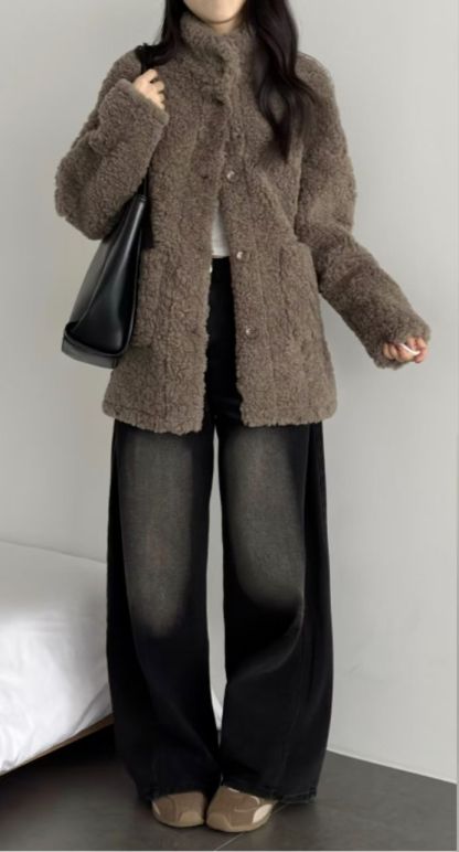 [Preorder 1st Drop Price] C3507 Soft Teddy Jacket